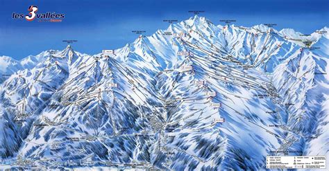 map courchevel